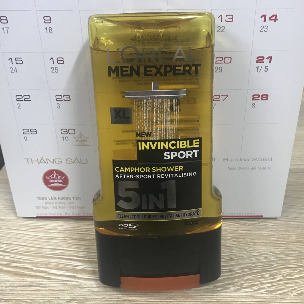 [THANH LÝ] SỮA TẮM GỘI TOÀN THÂN L’OREAL MEN - SỮA TẮM GỘI TOÀN THÂN L’OREAL MEN EXPERT 5 IN 1 CHAI 300ML CỦA PHÁP