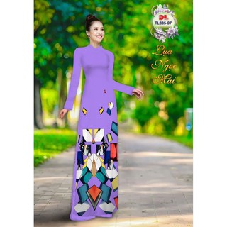 Vải áo dài 3D lập thể