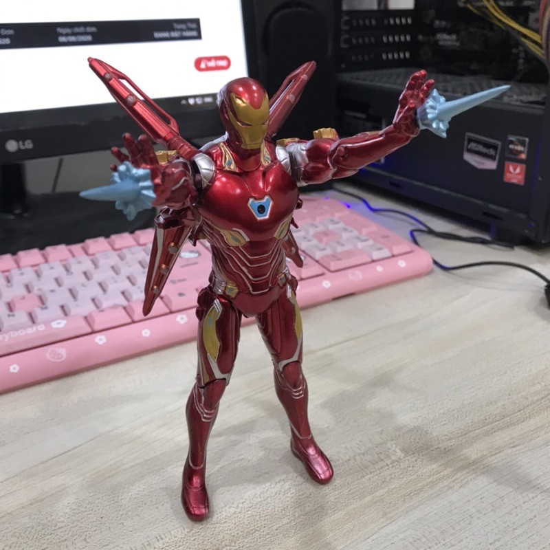 &lt;Không hộp&gt;&lt;Cánh rời&gt;Mô hình Action figure Ironman MK50 Nano Weapon End game