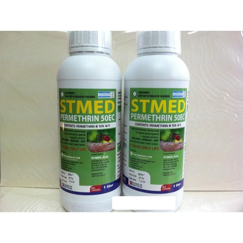 Thuốc diệt trừ muỗi STMED Permethrin 50EC 1L