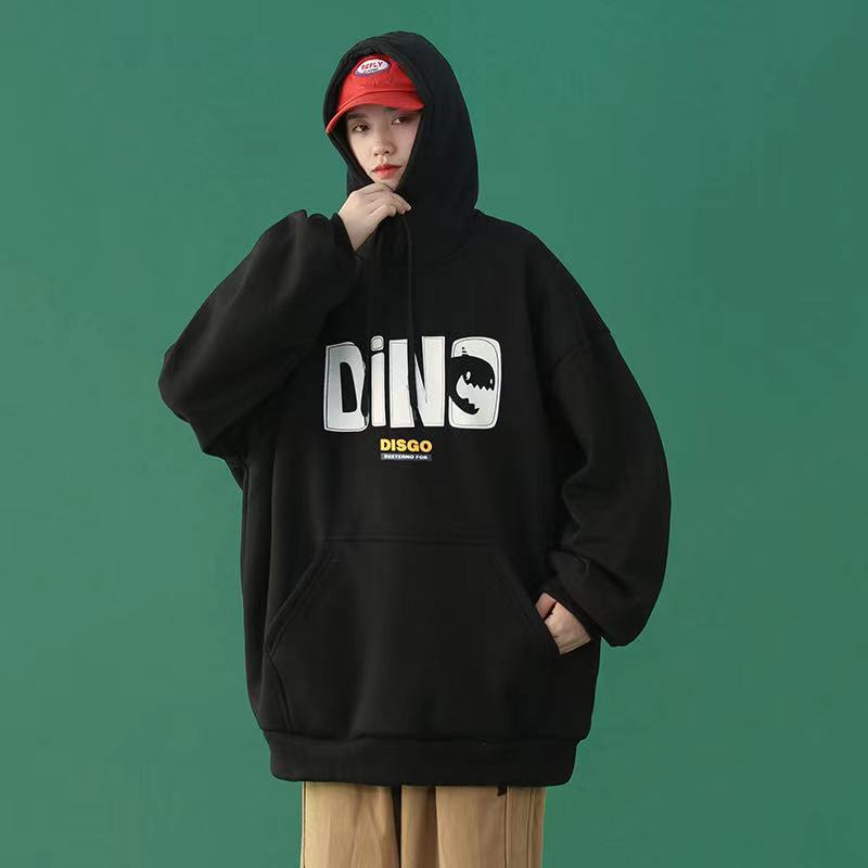 NRVP Áo Hoodie Tay Dài Dáng Rộng Phong Cách Hàn Quốc Mới Cho Nữ