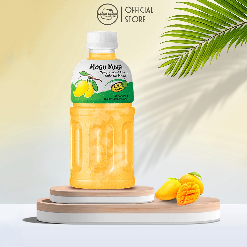 Nước Thạch Dừa Hương Xoài MOGU MOGU - 320ML