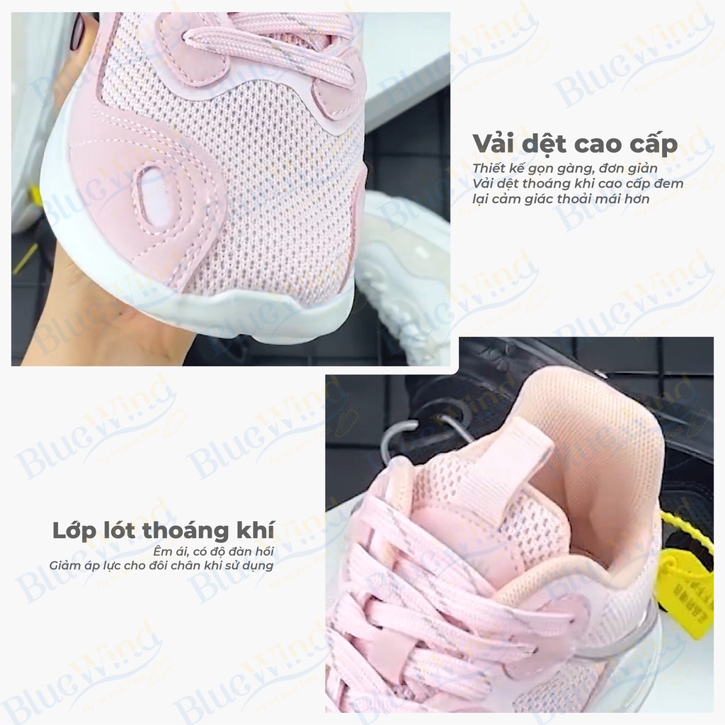 Giày Thể Thao Nữ Vải Dệt Thoáng Khí BLUEWIND 68776