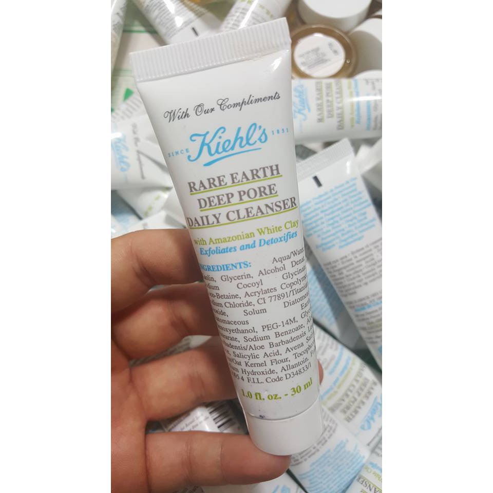 Sữa Rửa Mặt Đất Sét Kiehls Rare Earth Deep Pore Daily Cleanser - Chính Hãng