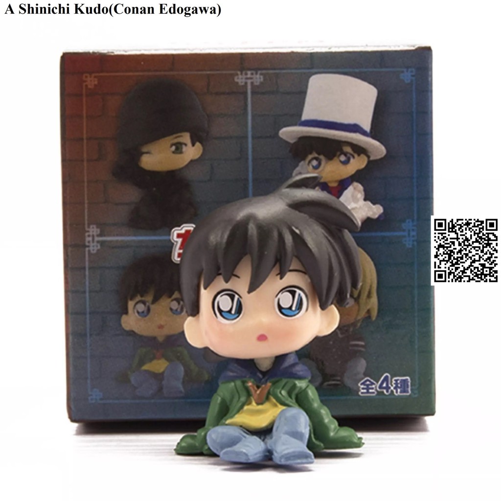 1489 Mô hình Chibi Thám Tử Lừng Danh Conan nhân vật Shinichi Kudo Kid Kaito Shuichi Akai