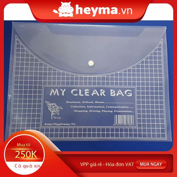 TÚI MY CLEAR BAG,TÚI CÚC BẤM 1 KHUY (20 CÁI) ٩(^‿^)۶
