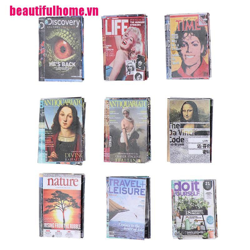 Bộ 3 Mô Hình Sách Mini Tỉ Lệ 1: 12 Dành Cho Búp Bê