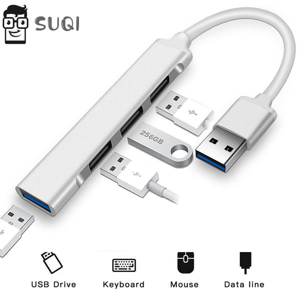 Bộ Chia 4 Cổng Usb 3.0 Otg 3xusb 2.0 Bằng Hợp Kim Nhôm Nhiều Màu Sắc