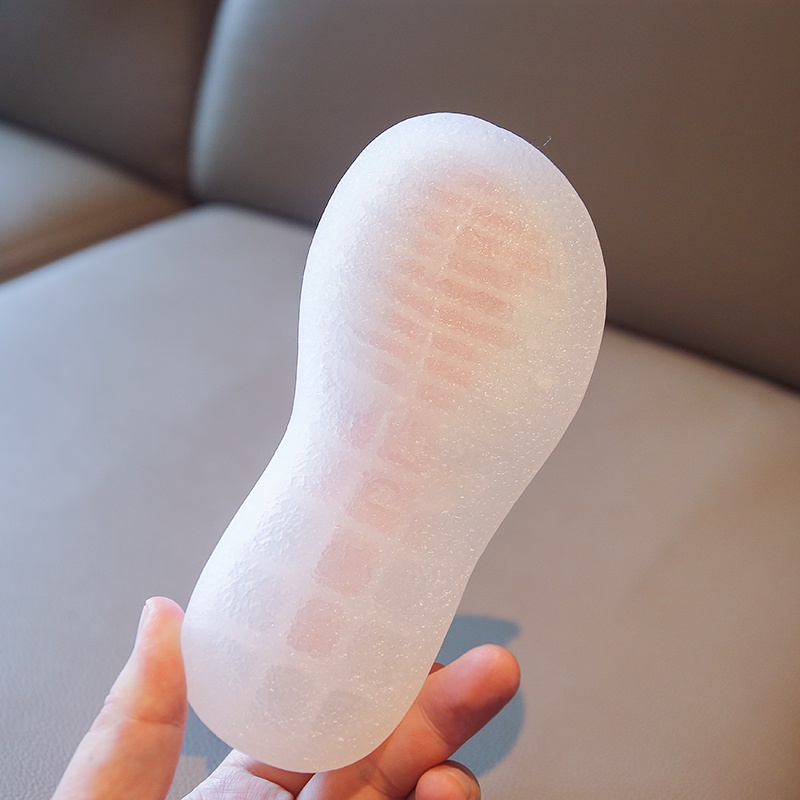 Xăng đan Da Bóng Đế Mềm Chống Trượt Đính Đá Phối Nơ Xinh Xắn Dành Cho Bé Gái 2-18 Tuổi