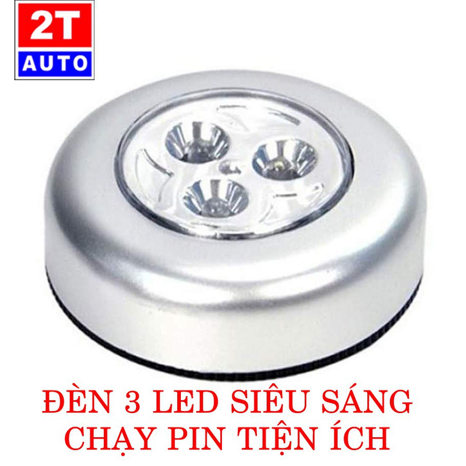 Đèn không dây gắn tủ cảm ứng chạm sử dụng pin