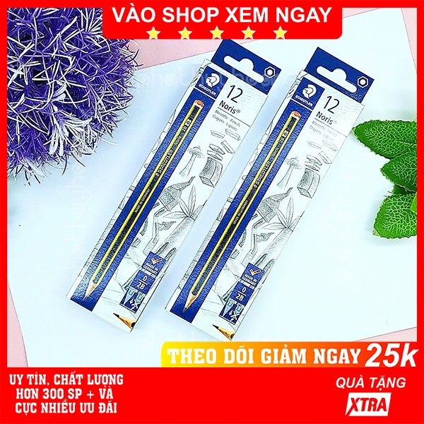 Bút chì Đức hàng xịn hộp 12 cây chuyên vẽ, họa cụ , ghi chép chất lượng cao - Phát Huy Hoàng