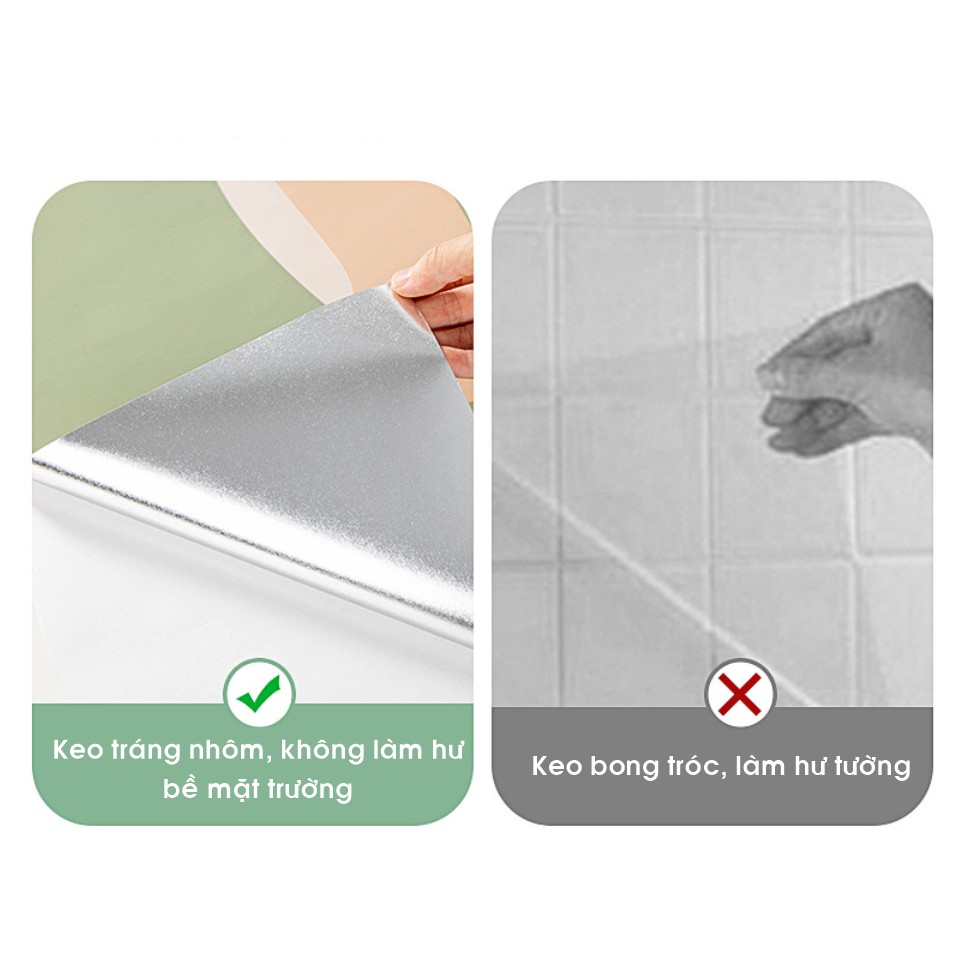 Giấy dán tường nhà bếp chịu nhiệt, chống thấm dầu, kháng nước