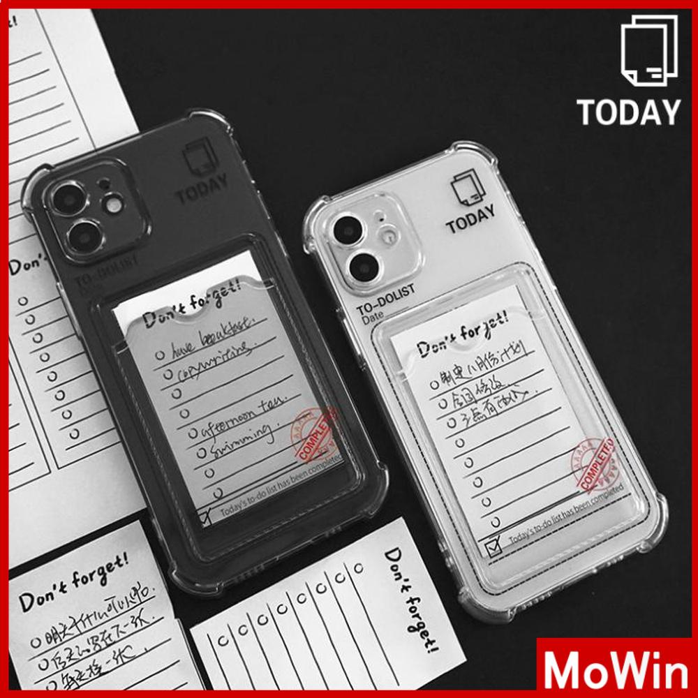 Ốp Điện Thoại Silicon Mềm Trong Suốt Có Ngăn Đựng Thẻ Và Tấm Bảo Vệ Camera Chống Sốc Cho iPhone 13 Pro Max 12 Pro 11 7 Plus