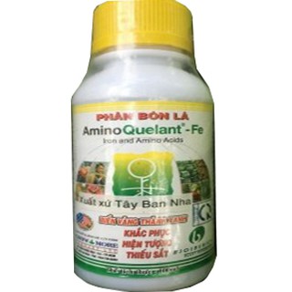AMINO QUELANT FE chai 500ml – PHÂN BÓN LÁ HỮU CƠ BỔ SUNG VI LƯỢNG SẮT, CHỐNG VÀNG LÁ DO THIẾU SẮT