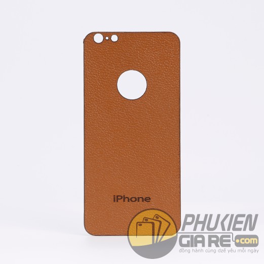 Miếng dán da iPhone 6 / 6S Plus da bò 100% (Made in Việt Nam)