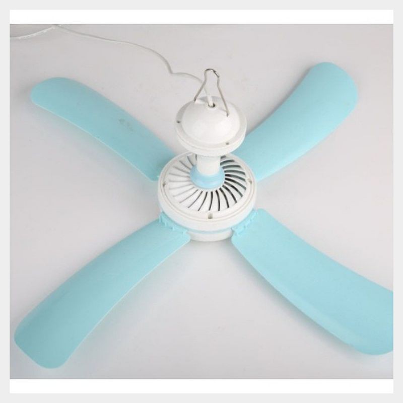 Quạt trần mini 4 cánh cỡ to treo màn tiện dụng sải cánh 25cm  , siêu bền, siêu tiết kiệm điện, tháo lắp dễ dàng