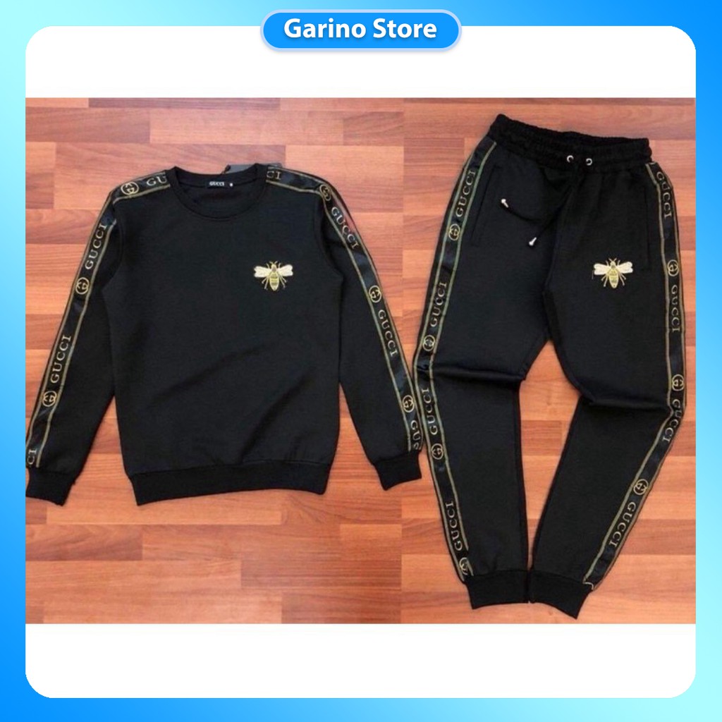 Đồ bộ nam, bộ thu đông, bộ nỉ nam, bộ dài tay LOGO ONG . | BigBuy360 - bigbuy360.vn