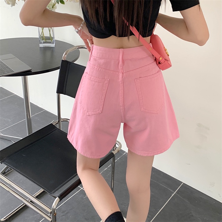 Quần lửng ngố jean - kaki lưng cao đai nút chỉnh eo form Ullzang có Bigsize tới 70kg