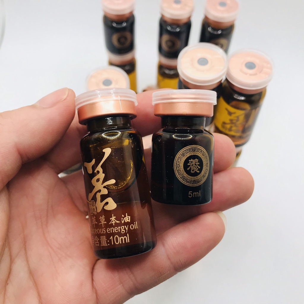 Dầu massage body 10ml ấm nóng 5ml tạo trơn bài trừ độc tố