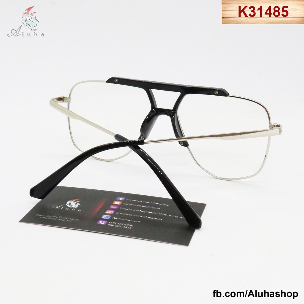 Kính chống ánh sáng xanh cho dân văn phòng, kiểu dáng thời trang hot trend - K31485 - Aluha