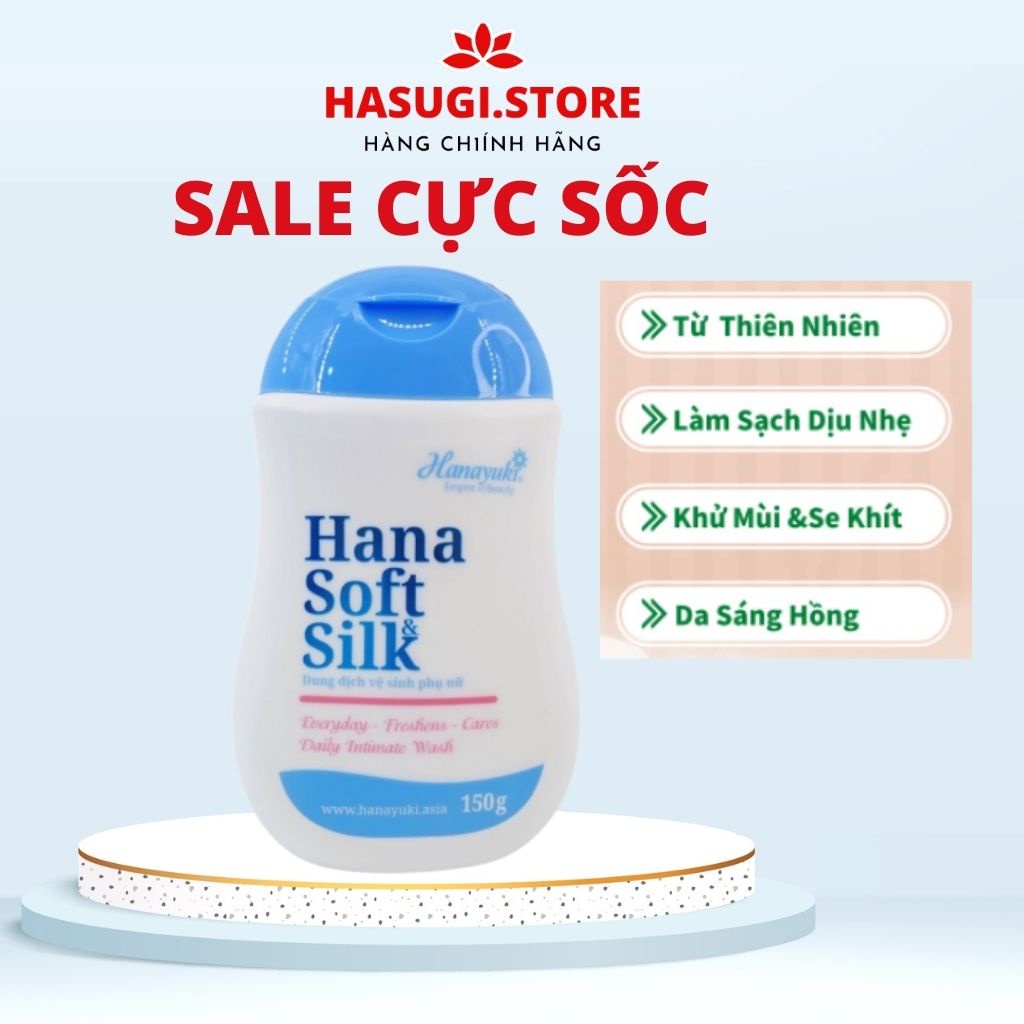 Dung Dịch Vệ Sinh Hana Soft Silk, Hàng Chính Hãng 150 g