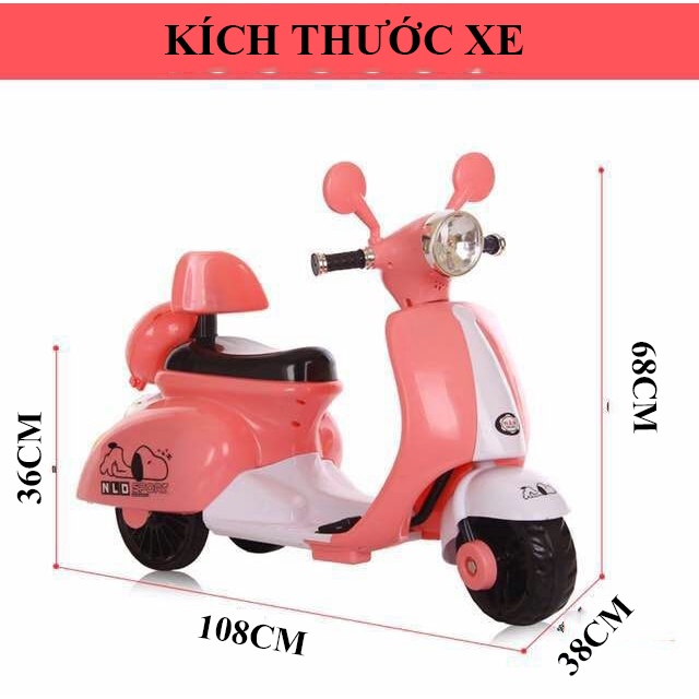 Xe máy điện Vespa  cho bé TILO KIDS TLK-8866