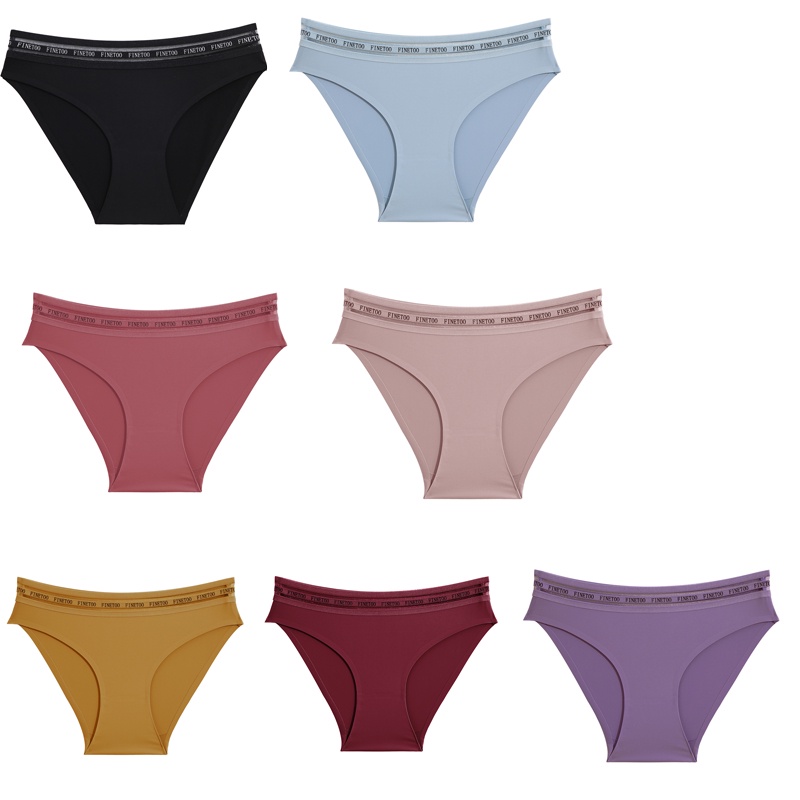 Quần lót CUTEBYTE không đường may lưng thấp in chữ gợi cảm cho nữ