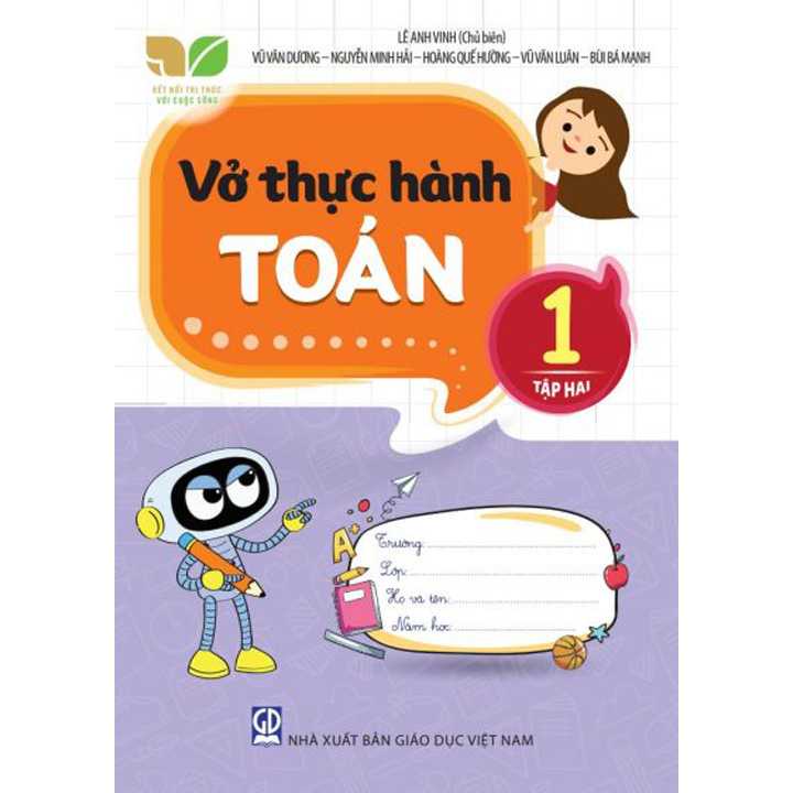 Sách - Vở thực hành Toán lớp 1 tập 2 (Kết nối tri thức với cuộc sống)