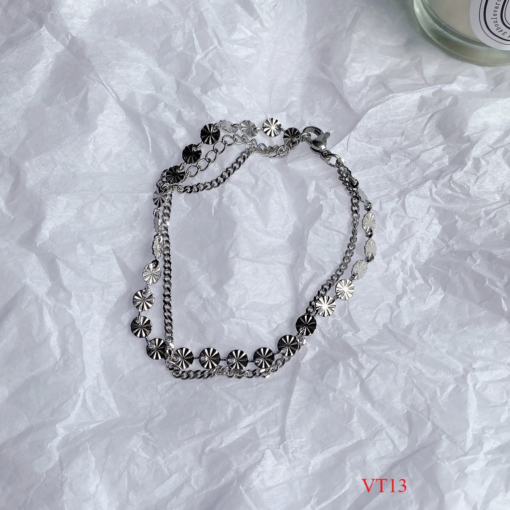 Vòng tay xếp tròn liti lạ mắt VT13 Maycorner