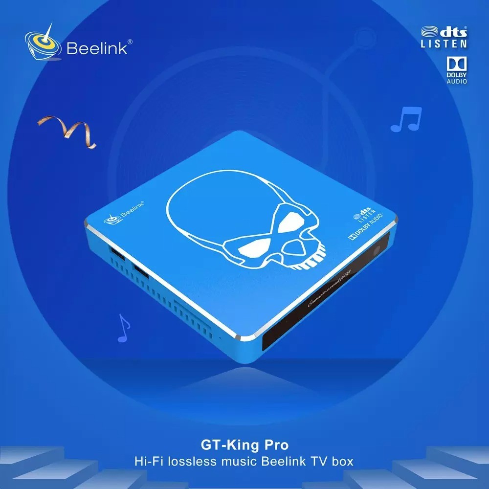 Android TV Box Beelink GT King Pro Wifi 6 Ram 4GB, Rom 64GB, điều khiển giọng nói và cử chỉ cài sẵn các ứng dụng giải tr