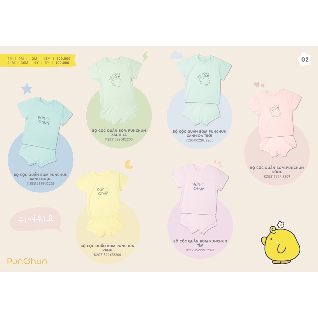 Bộ cộc tay cho bé. (3-6m đến 4-5Y)