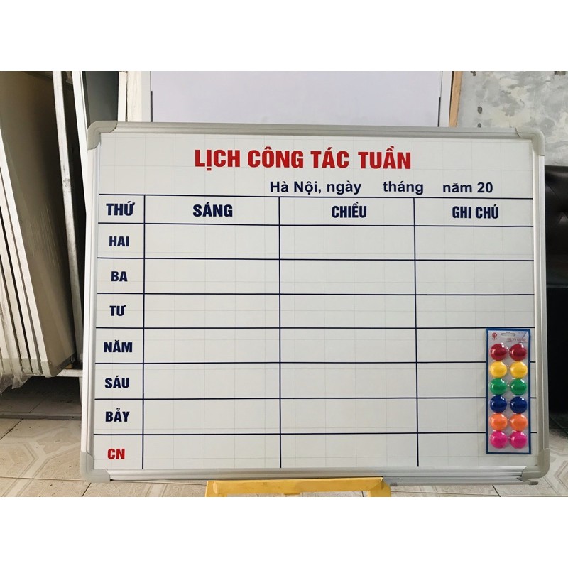 Bảng Lịch Công Tác, KT:60x80cm