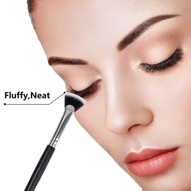Cọ Chuốt Mascara / Cọ Tô Màu Lông Mi / Bắt Sáng Hình Quạt Đa Năng