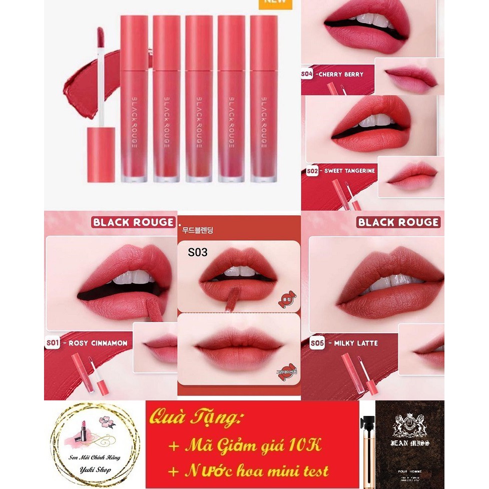 son black rouge 🌸 Freeship 🌸 Giảm 10K Khi Nhập [son li] mousse blending hàn quốc chính hãng có sẵn 5 màu S01-S05