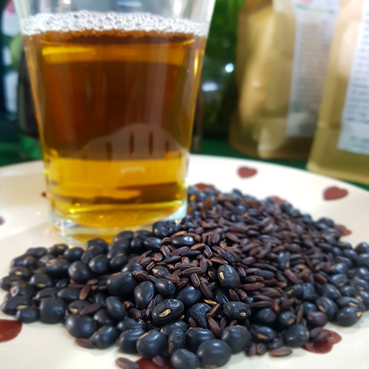 Trà gạo lứt đỏ mix Đậu đen xanh lòng (1kg) Rang củi theo phương pháp thực dưỡng Ohsawa | BigBuy360 - bigbuy360.vn