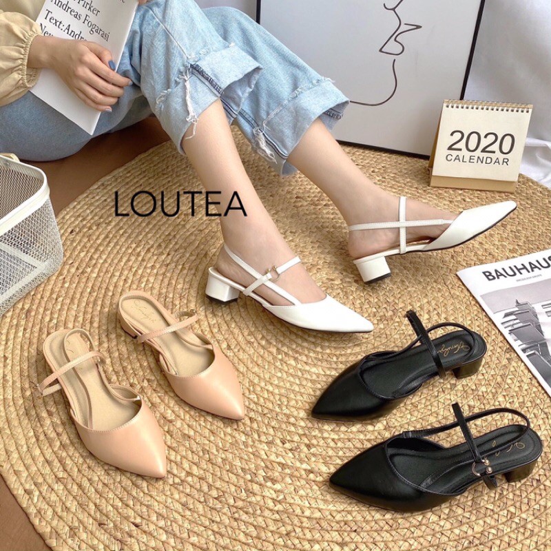 B36 Màu: đen, trắng, kem 230.000 Size 35-39