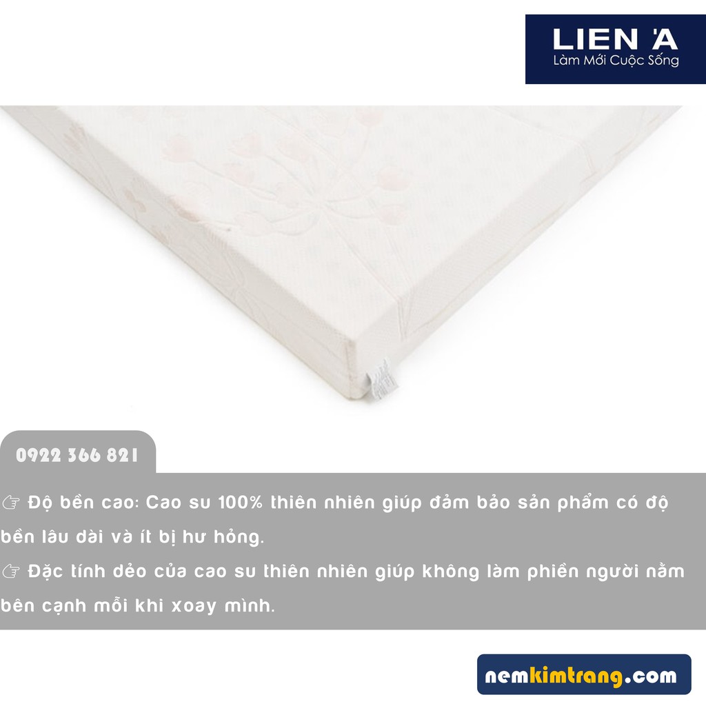 [FREE SHIP] Nệm Cao Su Liên Á 5Zone - CHÍNH HÃNG, BẢO HÀNH 12 NĂM