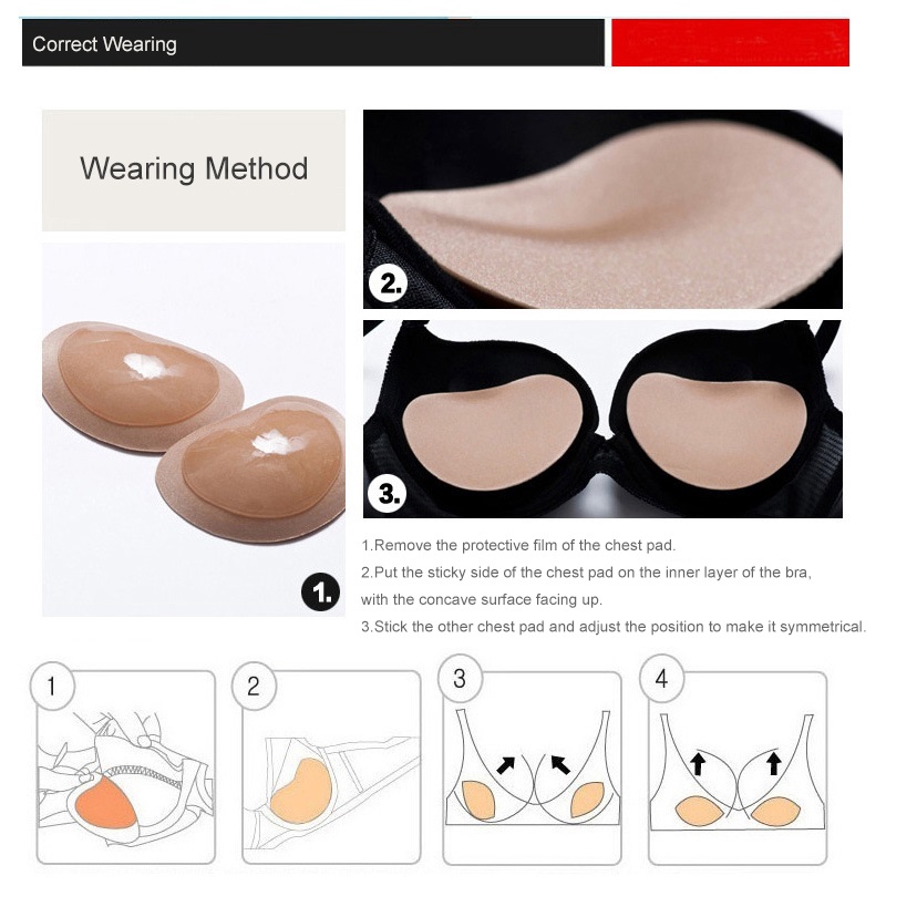 Miếng dán nâng ngực zxyouping bằng silicon