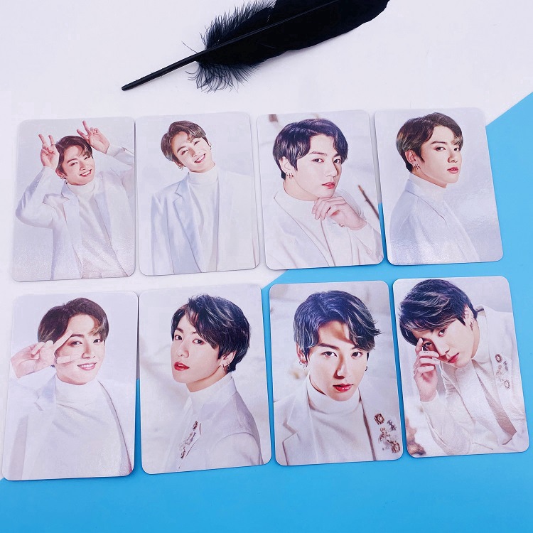1pcs thẻ in hình nhóm nhạc KPOP BTS chất lượng hình ảnh HD