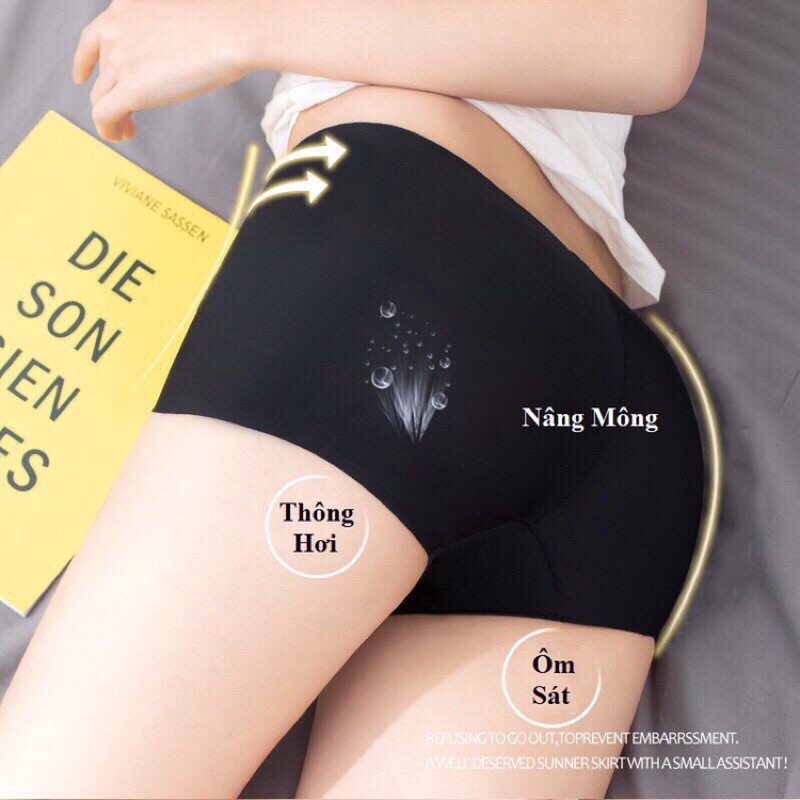 QUẦN MẶC VÁY BODY KHÔNG LỘ ĐƯỜNG MAY CAO CẤP - Quần đùi mặc trong váy su lạnh gen bụng ko gân màu trắng đen da hồng tím | WebRaoVat - webraovat.net.vn