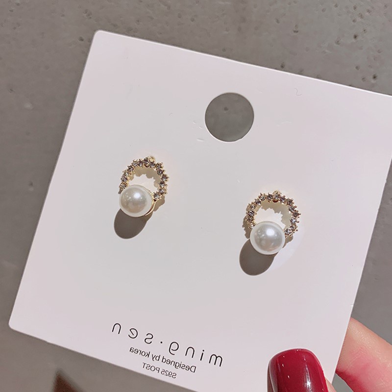 Đôi Bông Tai Ngọc Trai Thời Trang Cho Nữ