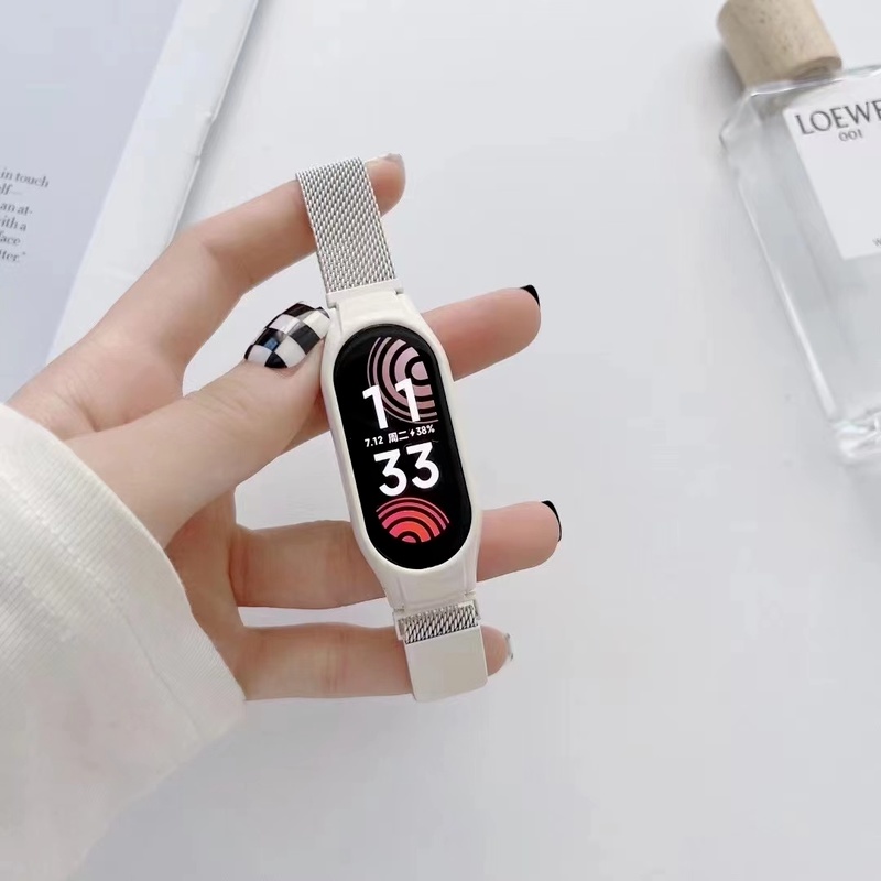 Dây Đeo Đồng Hồ Bằng Thép Cho Xiaomi mi band 7 7 6 band4 Xiaomi mi band 3 4 5 6 7