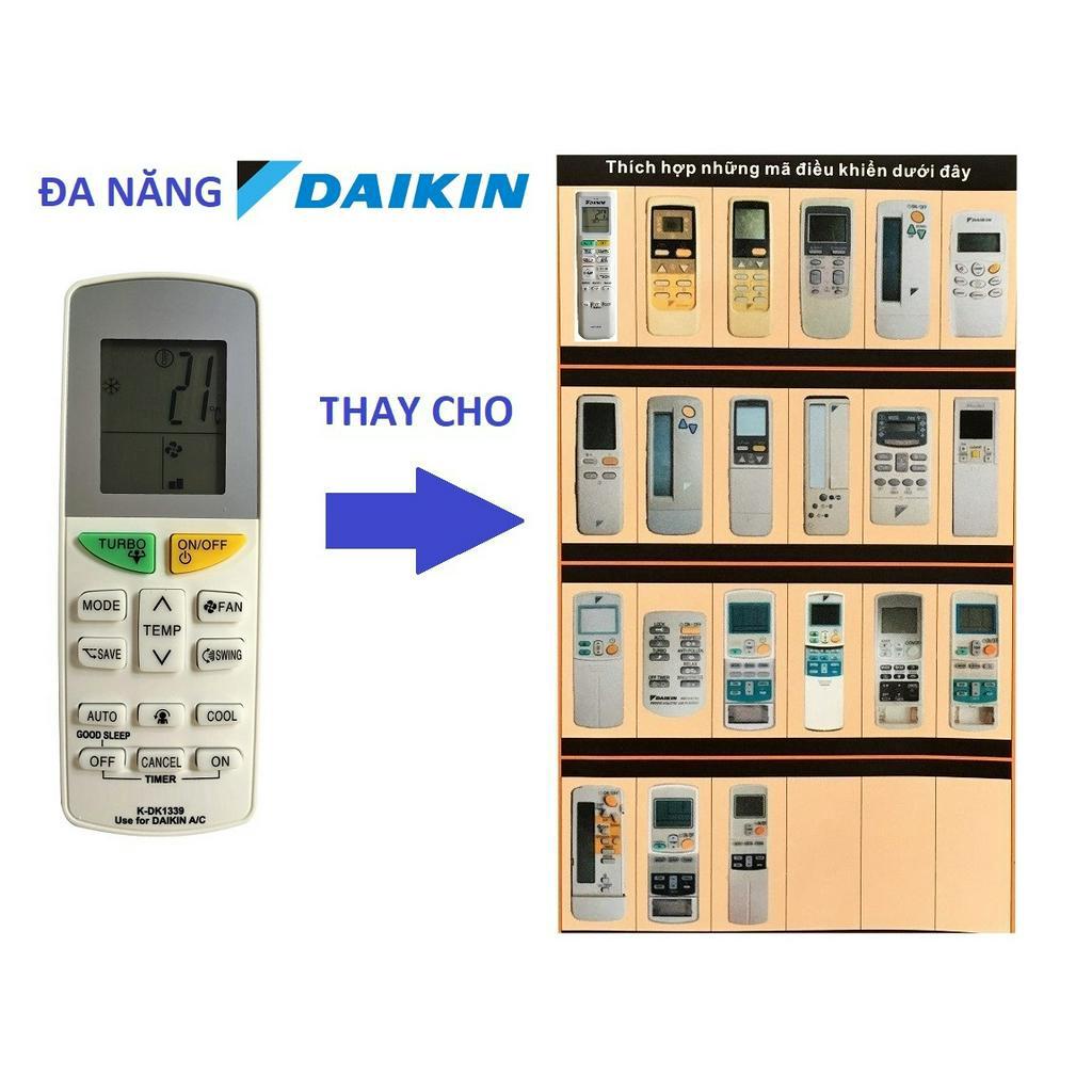 Remote Đa Năng Điều Khiển Máy Lạnh DAIKIN Điều Hòa Inverter Tất Cả Các Model