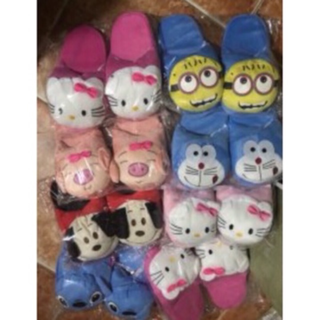 DÉP BÔNG ĐI TRONG NHÀ HÌNH THÚ TRẺ EM NGƯỜI LỚN KUTE