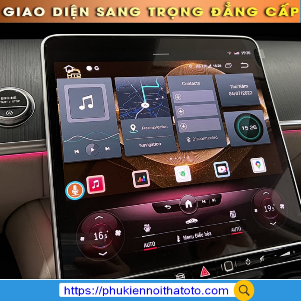 HTD D13 Lux - Android Box Cho ô Tô - Vietmap S2 - Snapdragon QCM 665 - Ram 4Gb - Rom 64Gb - Bảo Hành Điện Tử 24 Tháng