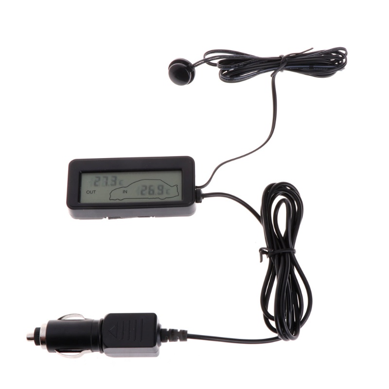 Đồng Hồ Điện Tử Hiển Thị LCD Kỹ Thuật Số Với Dây Cáp 1.5m Trong Nhà /