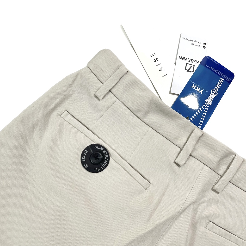 Quần âu nam LAINE xuất Hàn form Slim Traight Fit