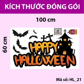 Decal trang trí Hallowen 2020 số 1