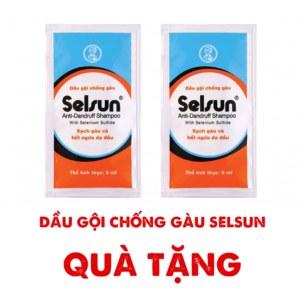 2 Gói Dầu Gội Chống Gàu SELSUN Dạng Gói 5ml