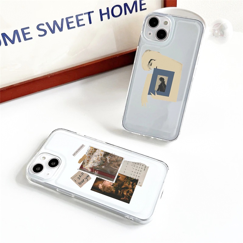 Ốp lưng iphone Ốp điện thoại Suntaiho Silicon trong suốt hình vũ trụ thích hợp cho iPhone 11 Pro 13 12 Pro Max XS Max X XR 7 8 Plus